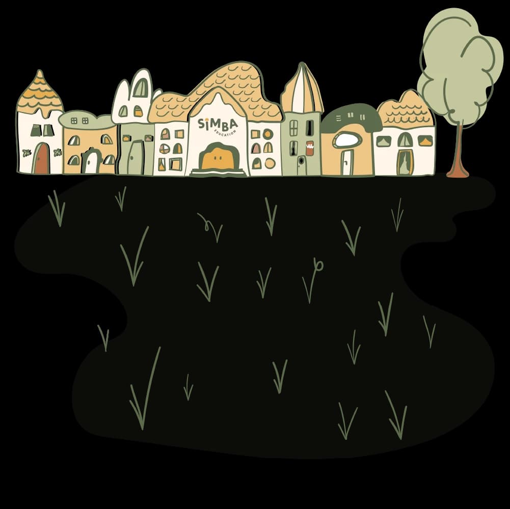 It takes a village illustration