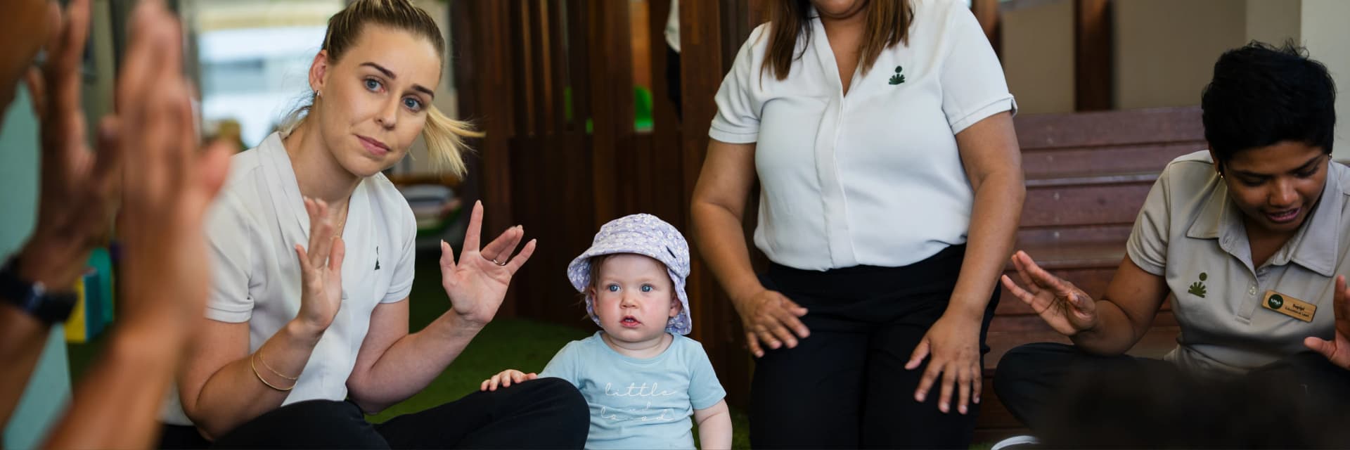 Sign Language program at Simba Education early learning centres in Sydney
